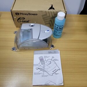 Pitney Bowes Envelope Moistener Sealer with refill I-Seal E-Z Sealing Solution